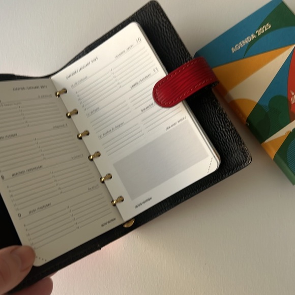 Louis Vuitton Red Agenda Cover with 2025 Insert - Picture 7 of 7